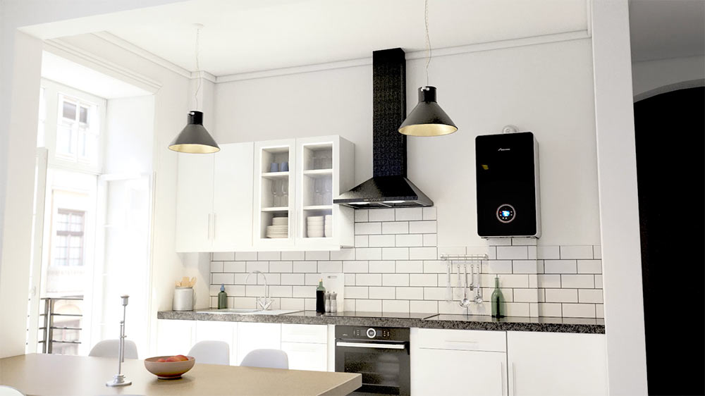 ecoboilers in a modern kitchen
